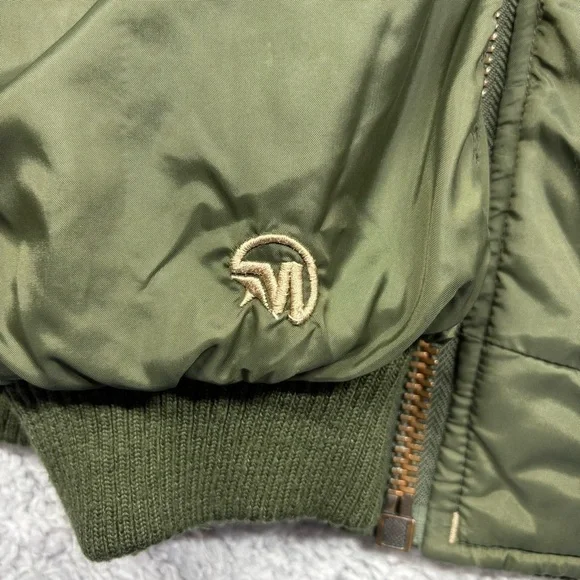 Mecca Coat Mens Extra Large Bomber Jacket Outerwear Streetwear Casual Camo - Picture 4 of 6